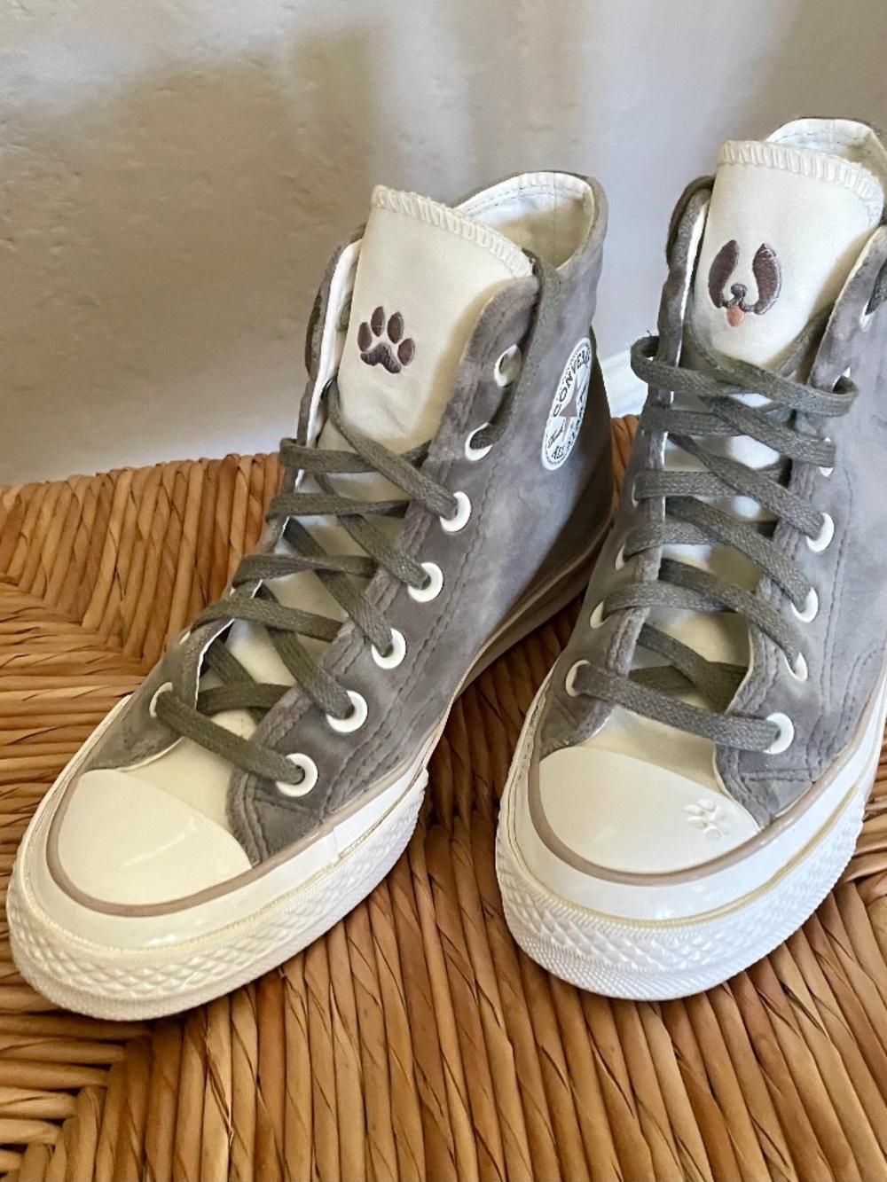 Limited Edition Converse Chuck 70 Dog-Inspired High Tops, Woman's Size 6